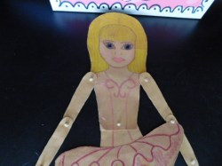 cardboard doll 22 top